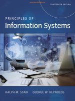 Ebook Principles of information systems (13E): Part 1