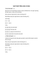 NGỮ PHÁP TIẾNG hàn cơ bản