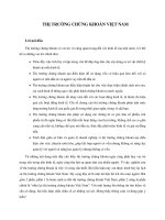 Tiểu luận lịch sử thị trường chứng khoán việt nam