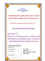 Bài thu hoạch nâng hạng III lên hang II