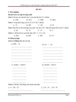 10 de kiem tra hoc ky 1 mon toan lop 4