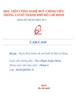 ĐIỀU KHIỂN BẬT TẮT THIẾT BỊ ĐIỆN TỰ ĐỘNG