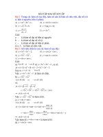 BAI TAP DAI SO SO CAP