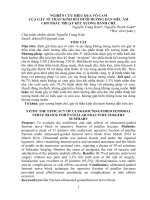 Gây tê thần kinh  đùi dưới hướng dẫn siêu âm cho phẫu thuật kết xương  bánh chè