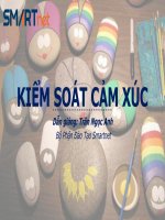 Bài giảng Kiểm soát cảm xúc