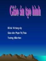 tạo hình vẽ hàng cây