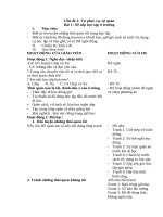 Giáo án kĩ năng sống lớp 1 cả năm