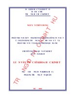 Phát triển dịch vụ thanh toán không dùng tiền mặt tại ngân hàng thương mại cổ phần đầu tư và phát triển việt nam chi nhánh quảng trị 