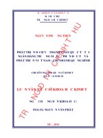 Phát triển dịch vụ thanh toán quốc tế tại ngân hàng thương mại cổ phần đầu tư và phát triển việt nam – chi nhánh quảng bình 