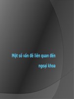 Một số vấn đề liên quan đến 