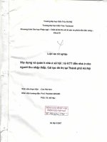 Xây dựng và quản lí nhà ở xã hội từ KTT đến nhà ở cho người thu nhập thấp  cải tạo đô thị tại thành phố hà nội (tt) 