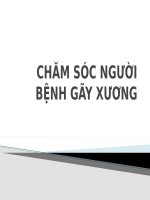 20  CHĂM sóc NGƯỜI BỆNH gãy XƯƠNG 