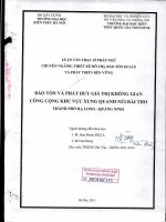 Bảo tồn và phát huy giá trị không gian công cộng khu vực xung quanh núi bài thơ thành phố hạ long   quảng ninh (tt) 