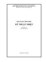 Giao trinh ky thuat nhiet chuan in nam 2018