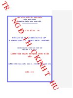 Nâng cao chất lượng tiêm chủng dịch vụ tại trung tâm y tế dự phòng tỉnh thừa thiên huế 