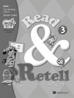 Read and retell 3 Teachers Guide