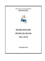 Phân phối tiếng anh chuơng trình 6 thí điểm  tiện nguyễn văn 