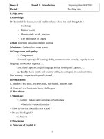 Giáo án tiếng anh lớp 6 chọn bộ theo chương trình PTNLHS   khánh lê vân 