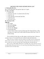 Kịch Tiểu phẩm thi điều dưỡng  Hi sinh thầm lặng