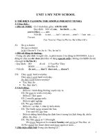 Giáo án tiếng anh lớp 6 dạy chiều soạn theo mẫu tập huấn mới  hiếu nguyễn văn 