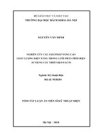 Nghiên cứu các giải pháp nâng cao chất lượng điện năng trong lưới phân phối điện sử dụng các thiết bị d FACTS tt 