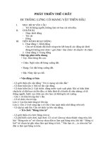 PHÁT TRIỂN THỂ CHẤT