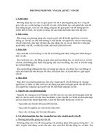 Phương pháp dạy học nêu và giải quyết vấn đề