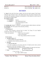 Giáo án tiếng anh lớp 7 cả năm soạn theo mẫu tập huấn mới   giáo án học kì 1  trang trần thị 