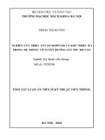 Nghiên cứu triệt tần số doppler và khử nhiễu ICI trong hệ thống vô tuyến đường sắt tốc độ cao (tt) 