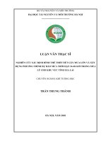 Nghiên cứu xác định hình thế thời tiết gây mưa lớn và xây dựng phương trình dự báo mưa thời hạn 24 48 giờ trong mùa lũ cho khu vực tỉnh gia lai 