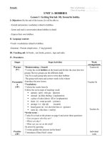 Giáo án tiếng anh lớp 7 cả năm soạn theo mẫu tập huấn mới   tiếng anh 7 (sách mới) (3 cột)   thanh trung 
