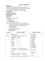 Giáo án tiếng anh lớp 7 cả năm soạn theo mẫu tập huấn mới   giáo án cả năm  mộc lê thủy 
