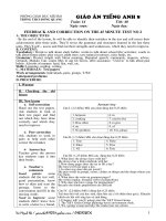 Unit 7 lesson 3 feedback  correction on the 2nd test period 40 week 14 