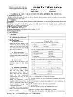 Unit 4 lesson 3 feedback  correction on the first test period 22 week 8 