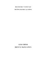 Giáo trình Dịch vụ mạng Linux Khoa Công Nghệ Thông Tin