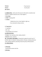 Giáo án tiếng anh lớp 7 cả năm soạn theo mẫu tập huấn mới   giáo án cả năm  hương phạm thanh 