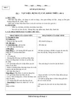 giáo án môn kĩ thuật lớp 4 cả năm