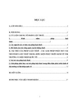 Giải pháp phát huy vai trò pháp luật thuế trong điều kiện phát triển kinh tế thị trường và hội nhập quốc tế 