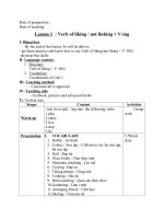 Giáo án tiếng anh lớp 7 cả năm soạn theo mẫu tập huấn mới   giáo án cả năm dạy thêm thí điểm 7  hà lê 