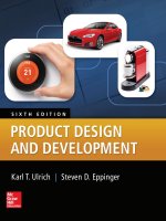 Tài liệu Product design and development 6th by ulrich eppinger
