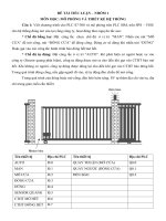 ĐỀ TÀI TIỂU LUẬN  MÔN HỌC: MÔ PHỎNG VÀ THIẾT KẾ HỆ THỐNG