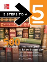 5 Steps to a 5_ 500 AP English Literature Questions to Know By Test Day