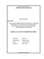 Áp dụng quy trình chăm sóc, nuôi dưỡng và theo dõi bệnh viêm tử cung ở đàn lợn nái nuôi tại trại bùi huy hạnh   huyện tứ kỳ   tỉnh hải dương   thử nghiệm phác đồ điều trị 