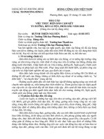 BAO CAO THUC HIEN BAN CAM KET và LAM THE TT,   ,2018lâm