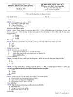 câu hỏi trắc nghiệm tài chính doanh nghiệp