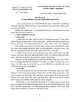 KẾ HOẠCH CẢI CÁCH HÀNH CHÍNH NĂM 2018