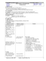 Giáo án tiếng anh lớp 8  giáo án học kì 1  vân ngô thị thùy 