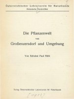Osterreichischer Lehrerverein fur Naturkunde, Botanische Nachrichten Vol 1-0001-0012