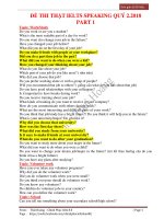 BO DE SPEAKING QUY 2 2018   MOI NHAT