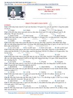 PHẢN ỨNG ĐỐT CHÁY ESTE